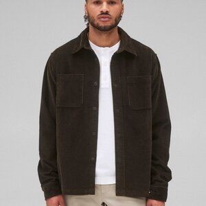 Reigning Champ Mens Corduroy Campus Overshirt Brown Medium